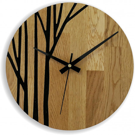 Luxus falióra a nappaliba, természetes fából.