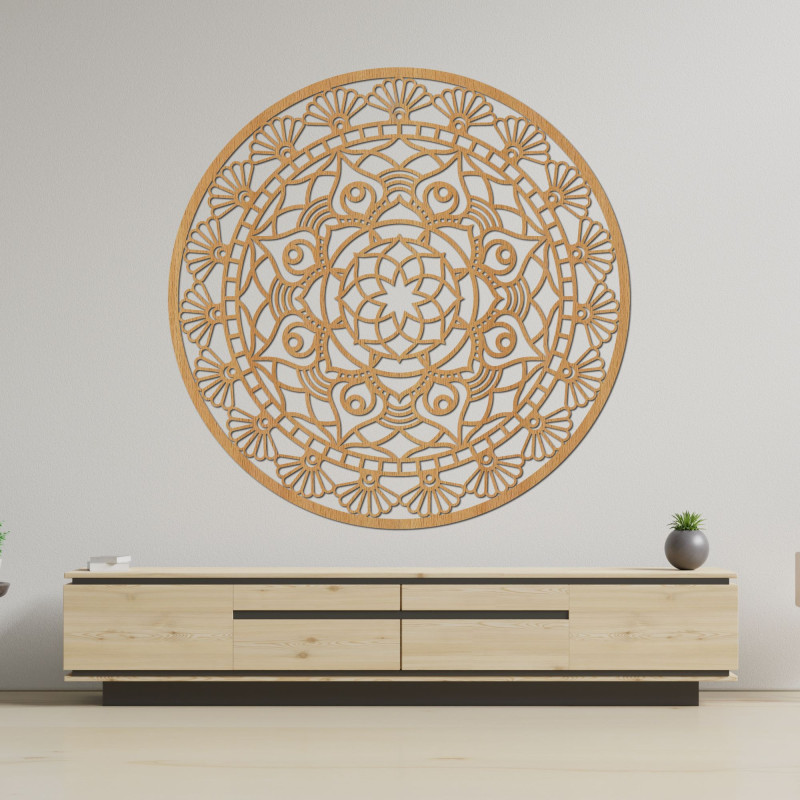 Faragott modern mandala életvirág - ZIBEZI