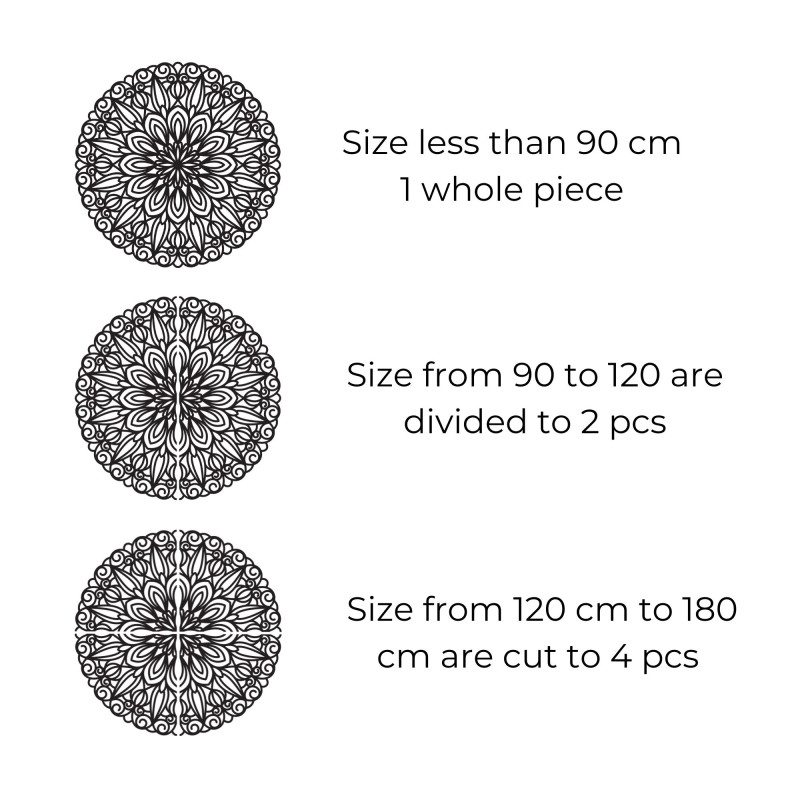 Elegáns fa mandala a falon - SOFIS