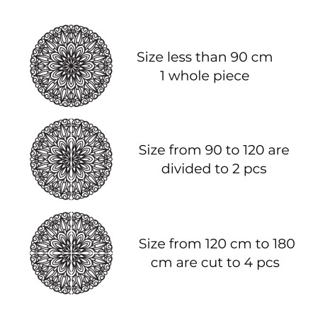 Elegáns fa mandala a falon - SOFIS