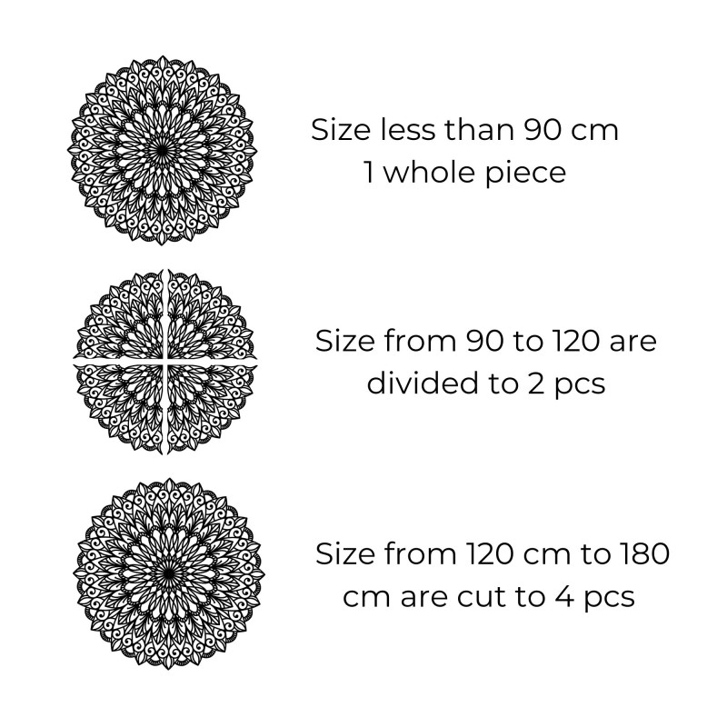 Fából készült mandala falra - Elegáns dekoráció...