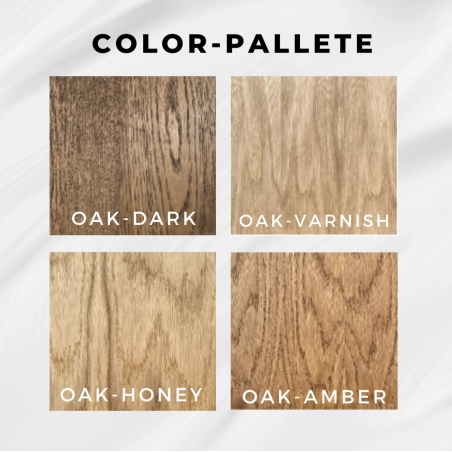 Modern, természetes fából készült falióra