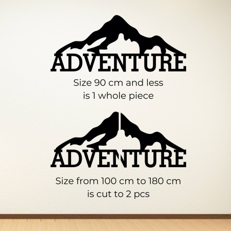 Faragott fa festmény - ADVENTURE