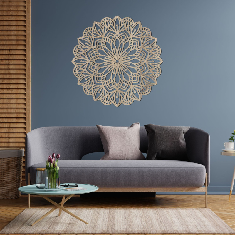 Mandala formájú fadísz - PETALUM