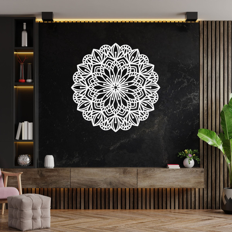 Mandala formájú fadísz - PETALUM