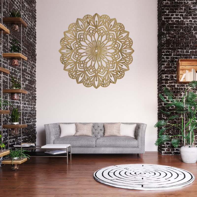 Mandala formájú fadísz - PETALUM
