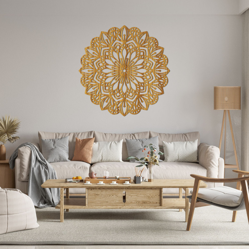 Mandala formájú fadísz - PETALUM