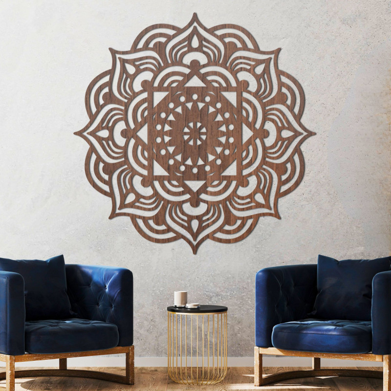 Keleti fa mandala falfestmény - SYMMETRY