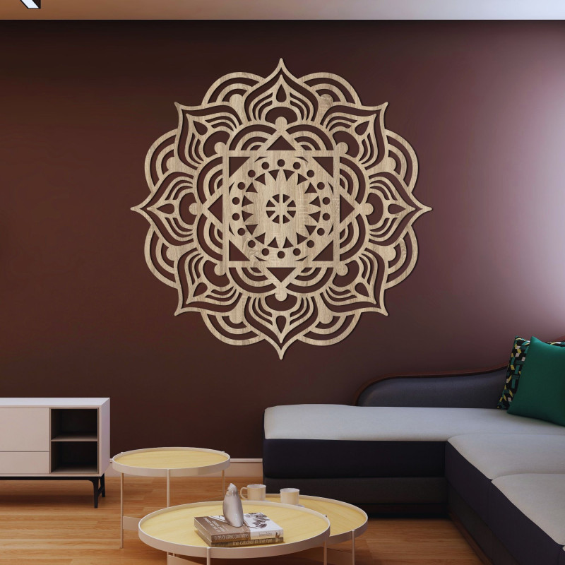 Keleti fa mandala falfestmény - SYMMETRY