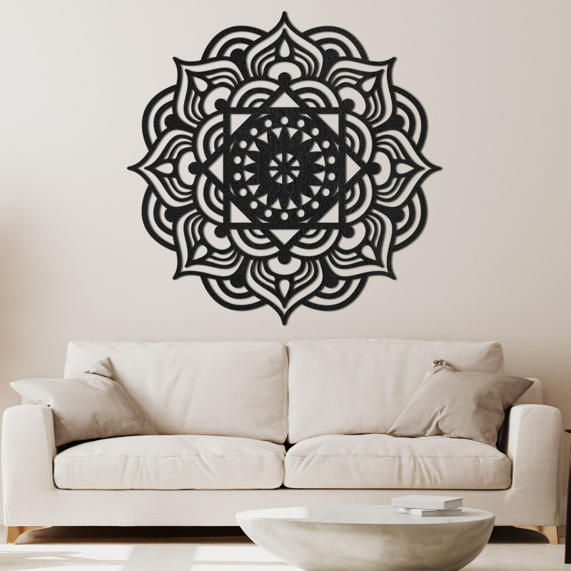 Keleti fa mandala falfestmény - SYMMETRY