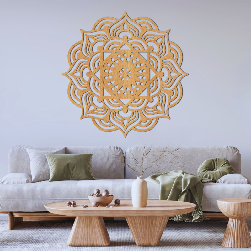 Keleti fa mandala falfestmény - SYMMETRY