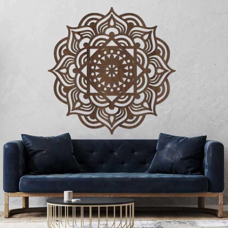 Keleti fa mandala falfestmény - SYMMETRY