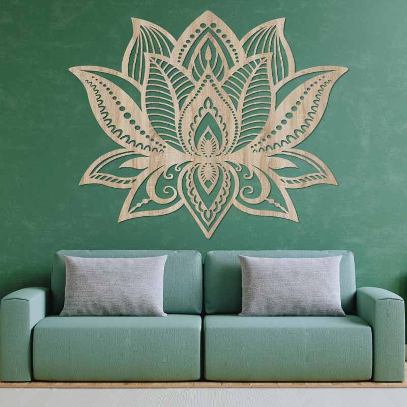 Fából készült fali dekoráció mandala - FLORALIS