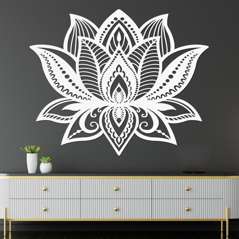 Fából készült fali dekoráció mandala - FLORALIS
