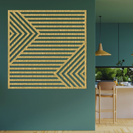 Fából készült fali dekoráció - PRISMA