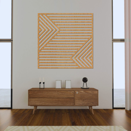 Fából készült fali dekoráció - LINEA