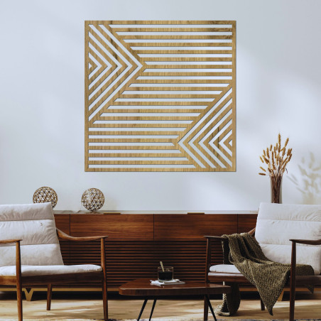 Fából készült fali dekoráció - LINEA