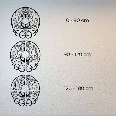 Fafaragás a falon – Napraforgó antik stílusban