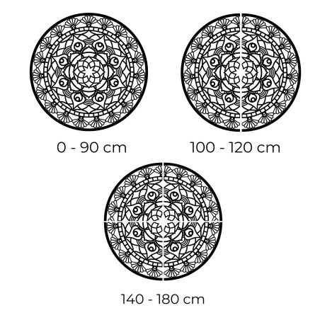 Faragott mandala - Az élet virága