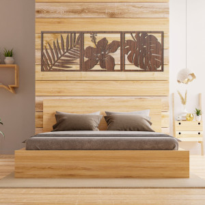 A kép pálmalevél, hibiszkusz virág, monstera levél - NOTURAL 2