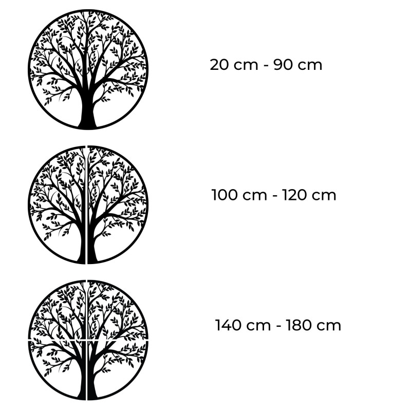 Részletesen kidolgozott, fából készült életfa...