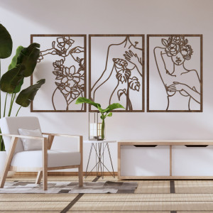 Többrészes fali dekoráció nő - FEMIN 2