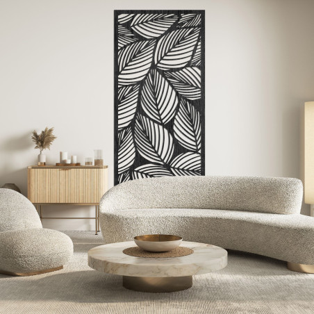 Fali fa kép – levelek, téglalap alakú kép - FLORS