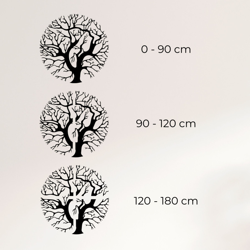 Fából készült falikép egy fával körben - ZITNAK
