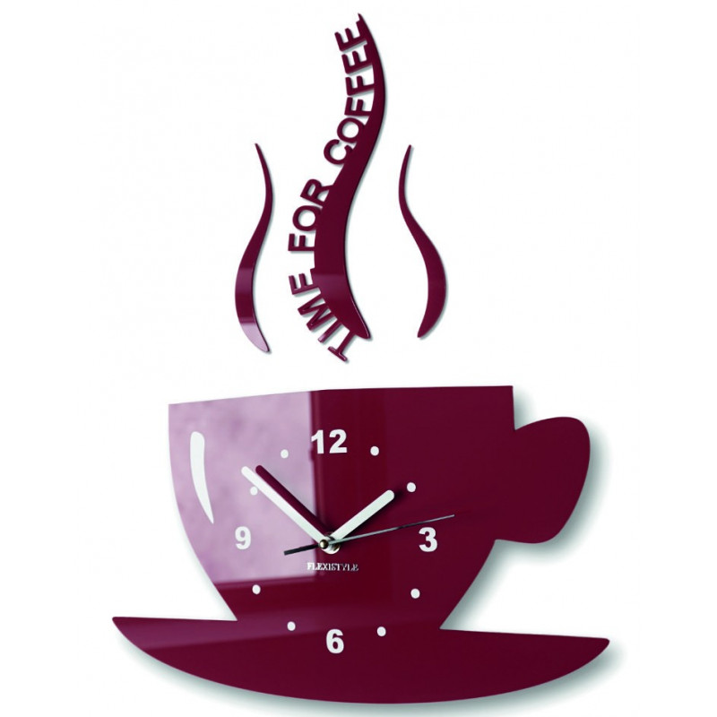 Modern falióra plexiüvegből. Trendi falióra ajándékba. X-momo óra. PMMA