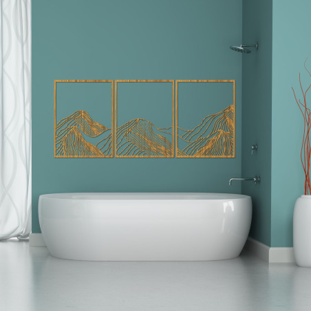 Hegyek elegáns fadíszítés - MAUTANIS