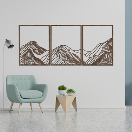 Hegyek elegáns fadíszítés - MAUTANIS