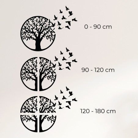 Fa falikép az élet fájáról: rusztikus lakberendezési panel Fa falikép az élet fájáról: rusztikus lakberendezési panel