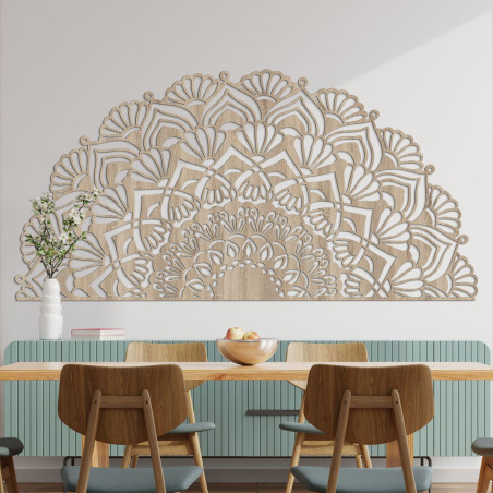 Egyedi fél fa mandala a falra - MENSIS