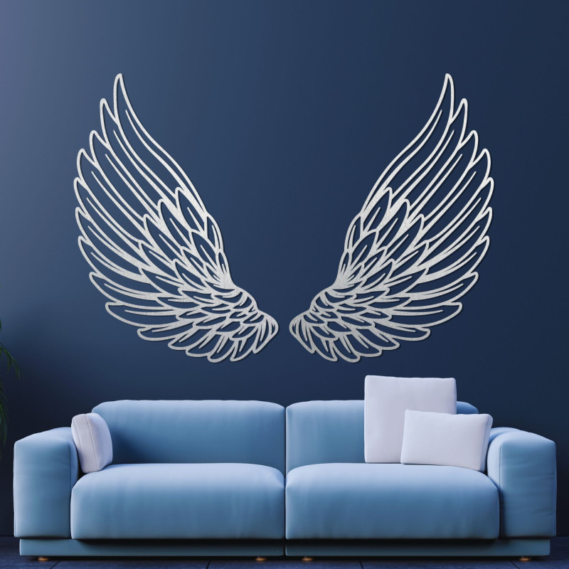 Fából készült fali dekoráció angyalszárnyak - ANGELIC