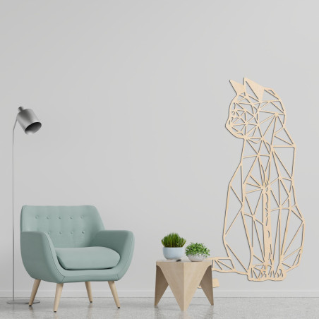 Geometrikus kép egy macska - CILLAL