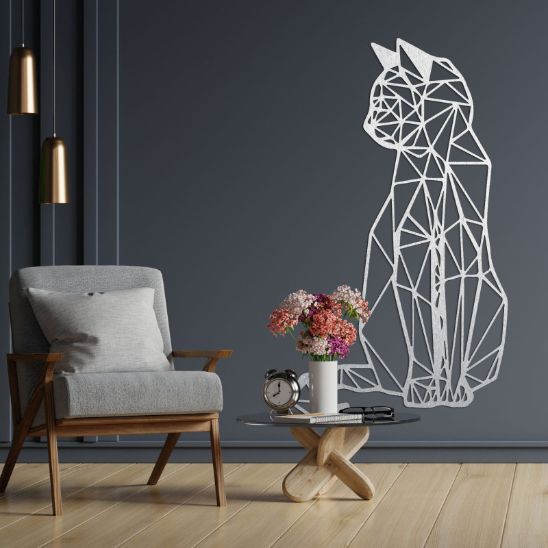Geometrikus kép egy macska - CILLAL