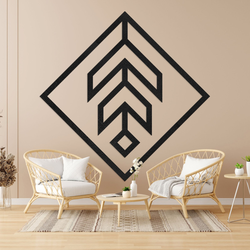 Geometrikus fali dekoráció négyzet - SKAUKA