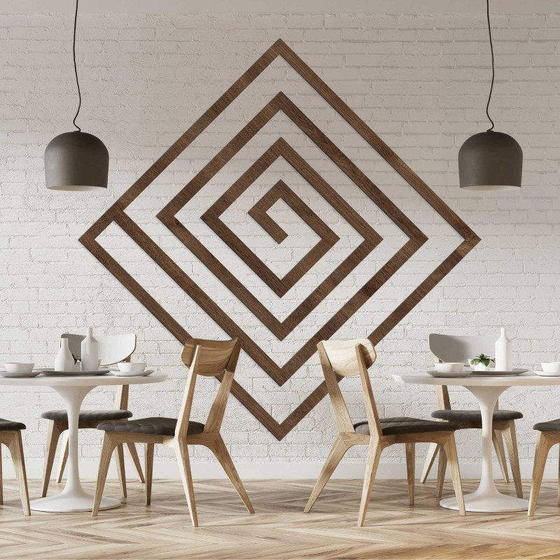 Geometrikus fa dekoráció - WOORTLE