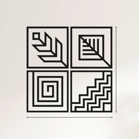 Négyrészes falfestmény - CHYCNOY