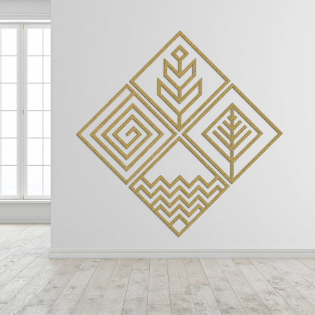 Négyrészes falfestmény - CHYCNOY