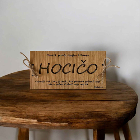 Fa pénzesboríték - BÁRMILYEN 20 x 10 cm