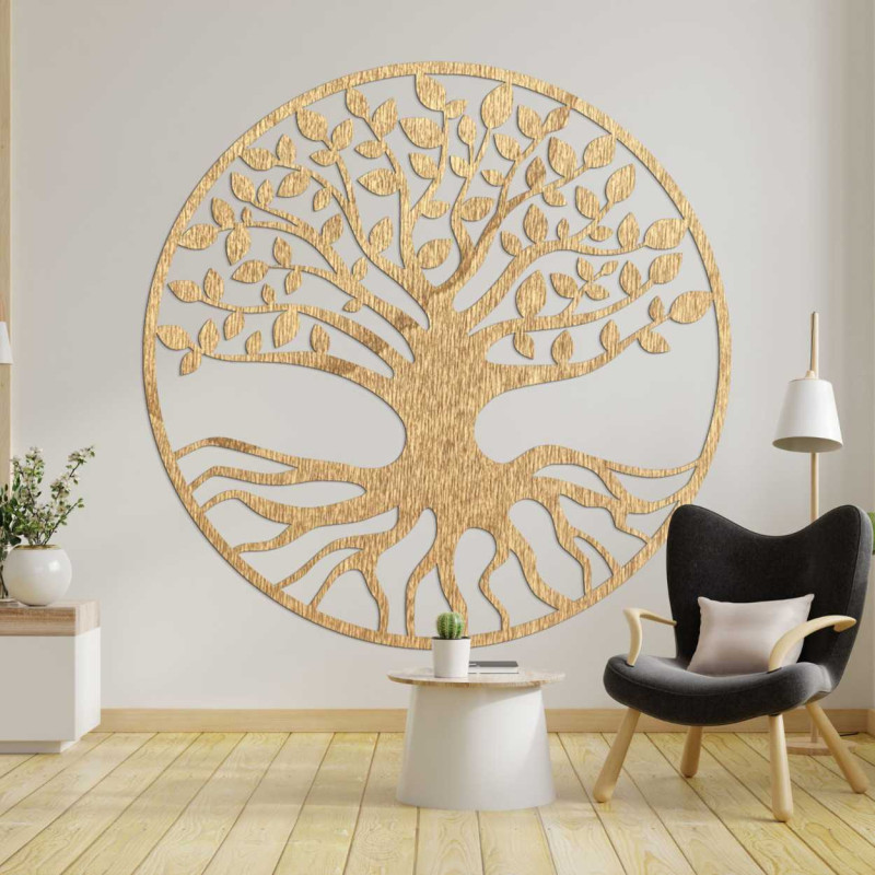 Fából készült kép fali dekoráció