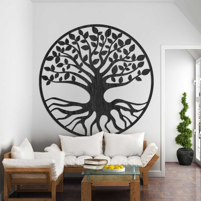 Fából készült kép a falon