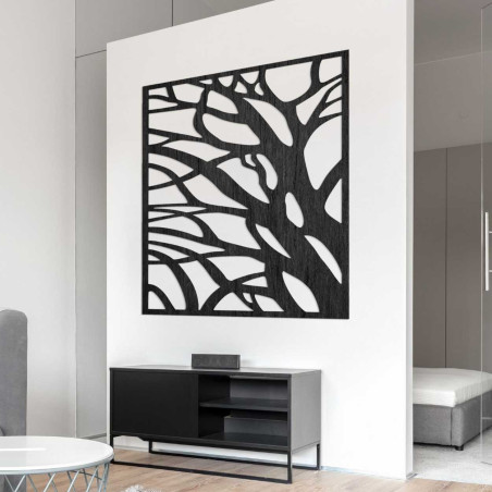 Fa fali dekoráció természet négyzet - LASLO