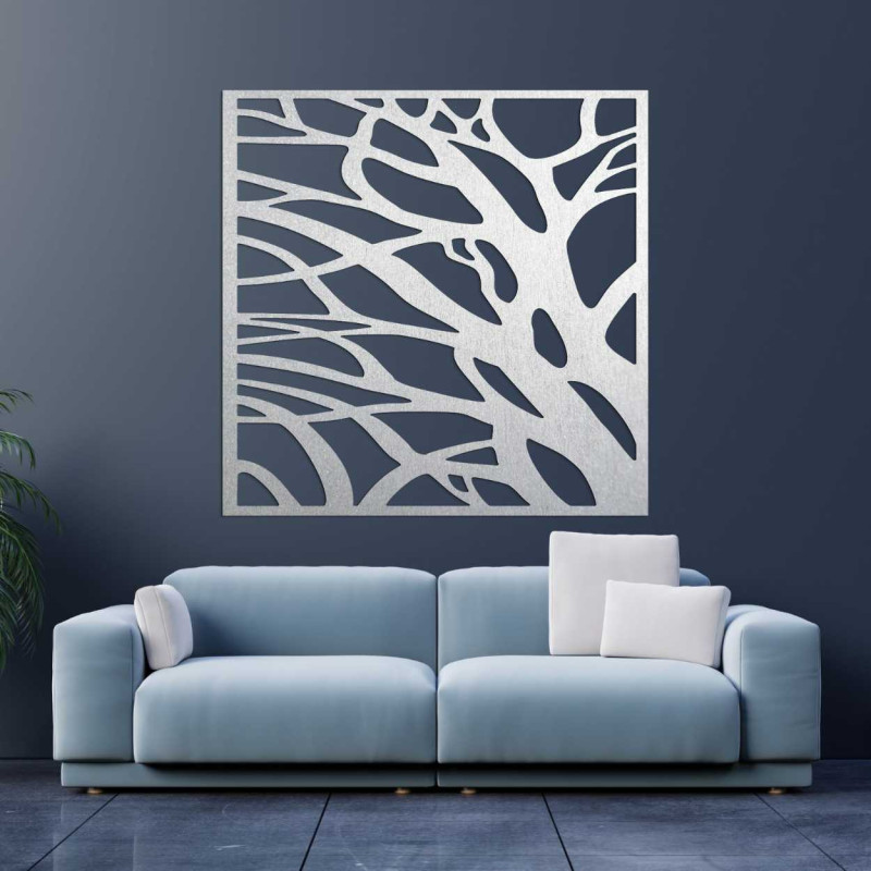 Fa fali dekoráció természet négyzet - LASLO