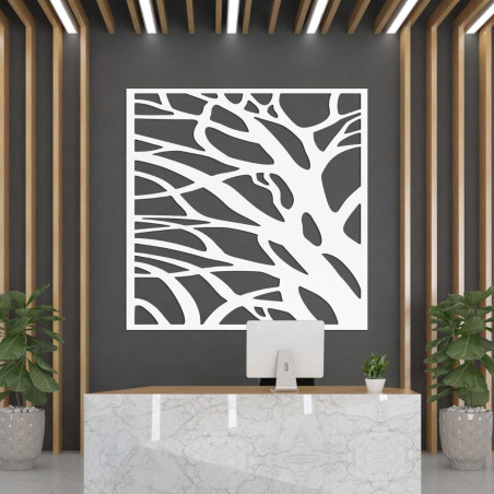 Fa fali dekoráció természet négyzet - LASLO