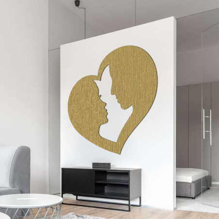 falfestmény szív alakú szerelmes pár falfestmény szív alakú szerelmes pár