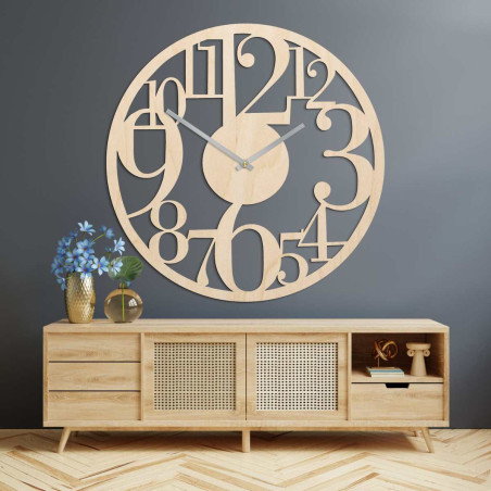 nagy számokkal ellátott falióra