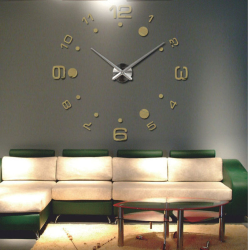 Nagy 3D műanyag falióra - DEREK