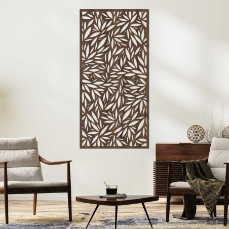 Levélmotívumos festmény közeli képe Levélmotívumos festmény közeli képe